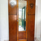 Mid century retro vintage art deco wardrobe mirror