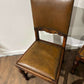 Set of Four Vintage 1940s Oak Dining Chairs
