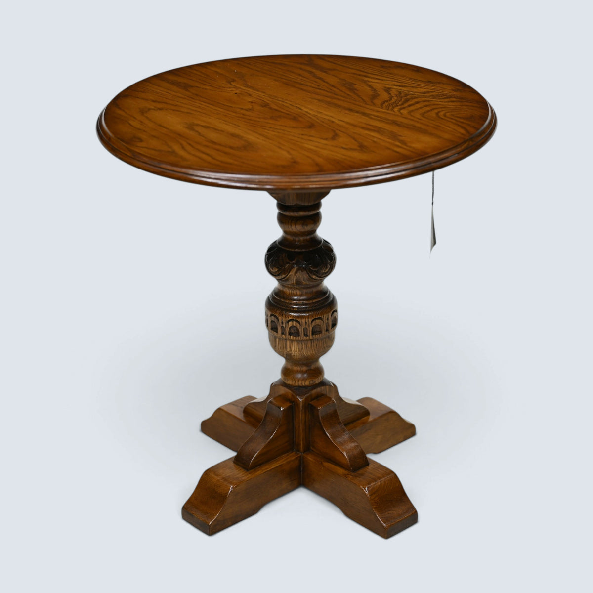 Old Charm Wine/Side Pedestal Table Light Oak Model 2428 FREE Delivery*