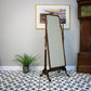Cheval Mirror Late Victorian Edwardian Queen Anne Style Mahogany