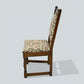 6 Old Charm Premium Dining Chairs Light Oak Studded Upholstery FREE UK Delivery*