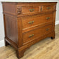 Chest of Drawers Antique French Oak Marble Top 4 Drawers Carved Cabinet LOT 6290