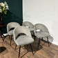 Four Contemporary Upholstered Dining Chairs9