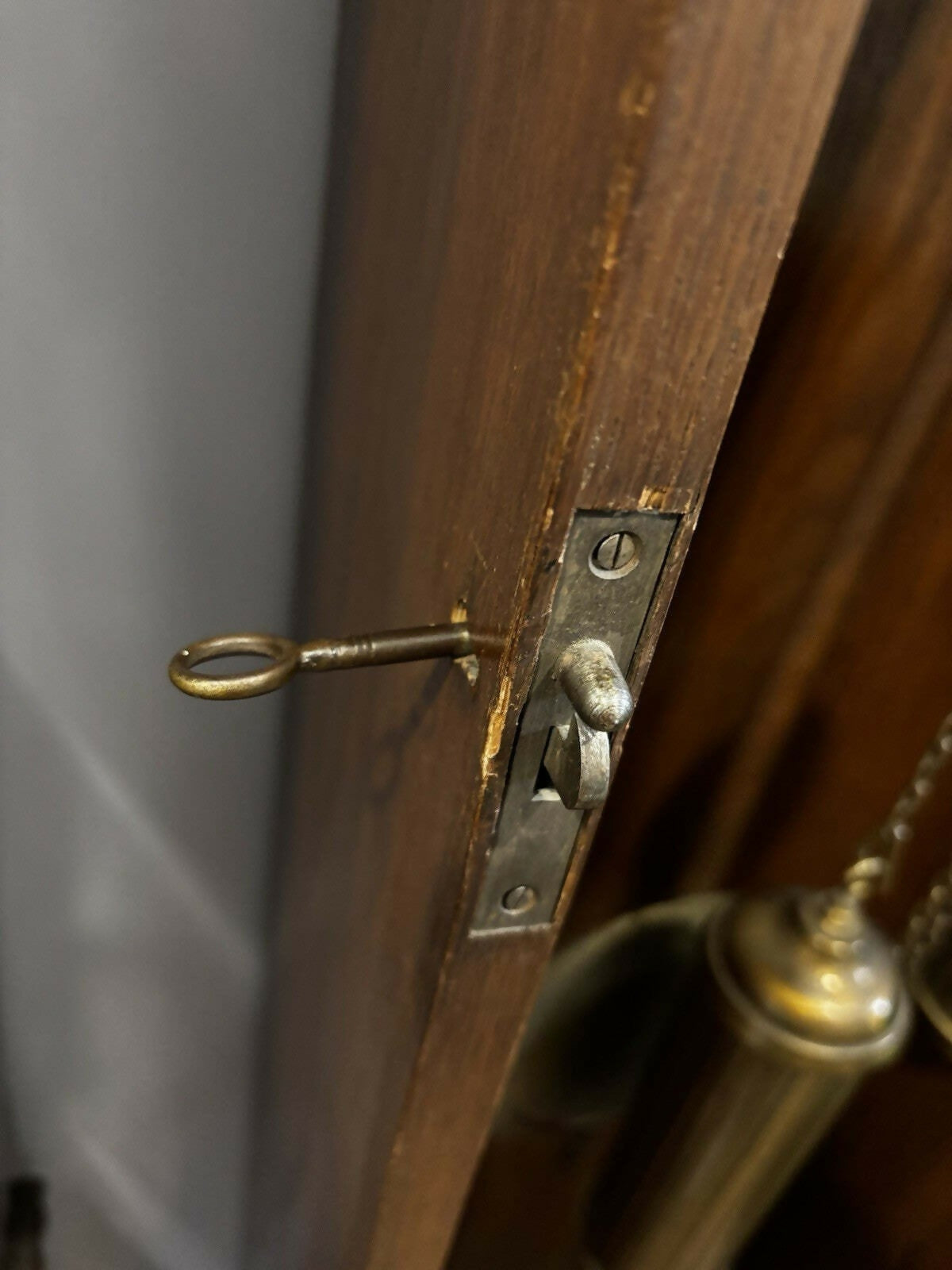 Art Noveau Oak Grandfather/ Vintage Longcase Clock