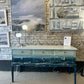 Hand-Painted Stag Sideboard with Captivating Sea Scene