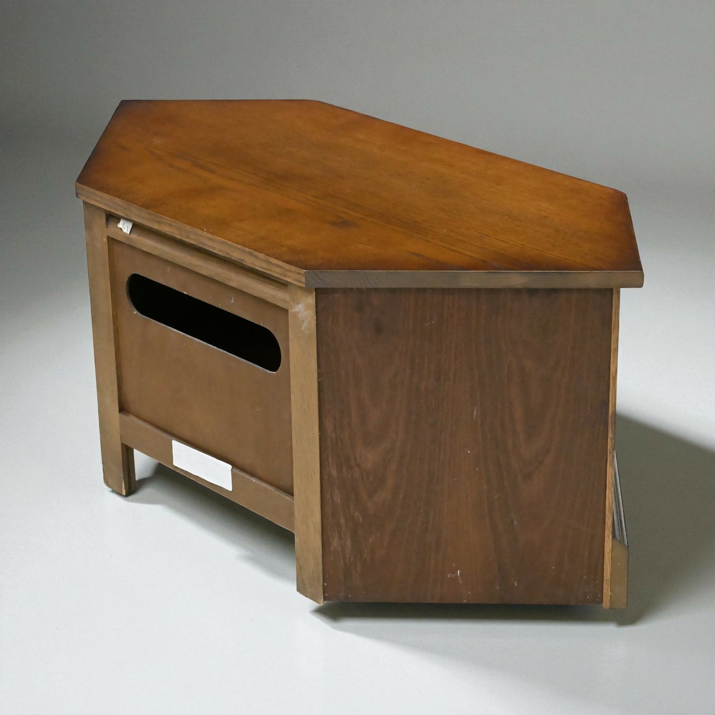 Old Charm TV Stand Corner Video Cabinet "Light Oak" #2084 FREE UK Delivery*. SBR10954/1809E