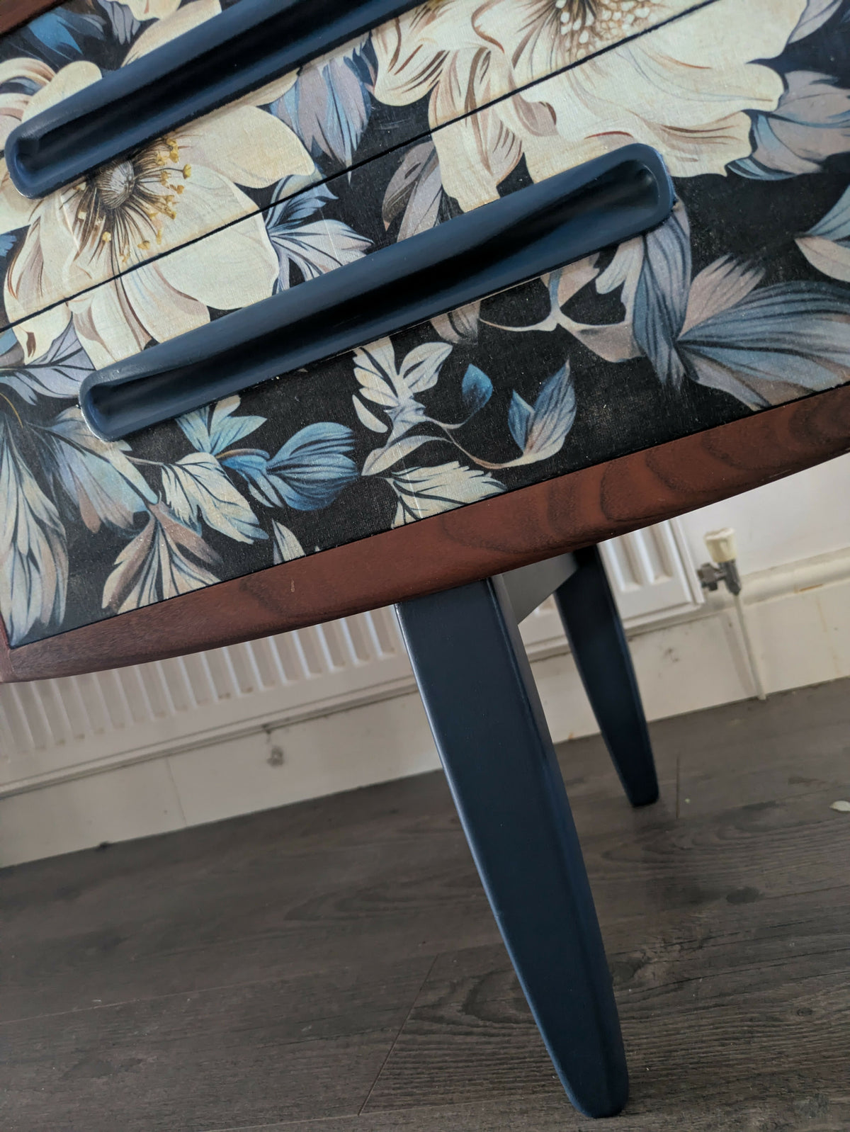 G Plan Fresco Dressing Table| Hand-Painted | Floral Drawers | Mid-Century