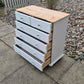 Stunning pine vintage chest of drawers