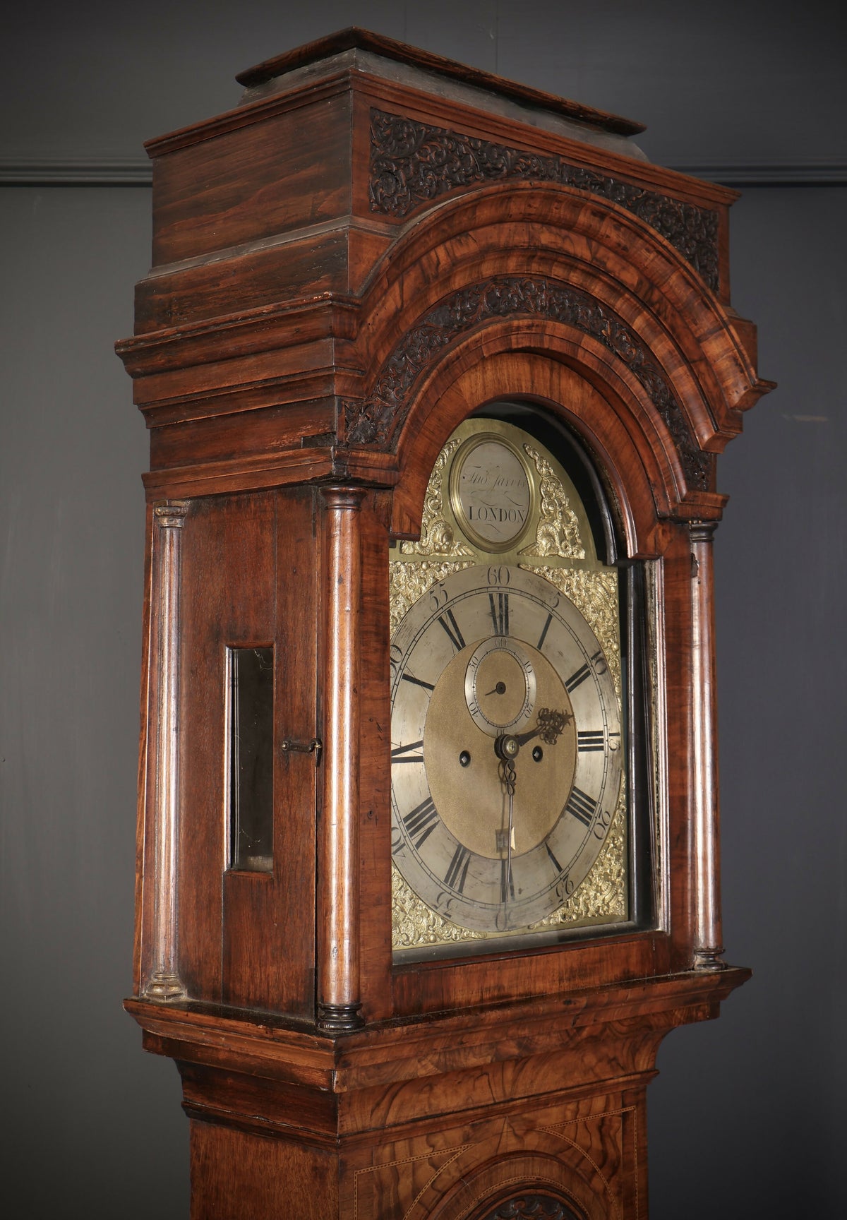 18Th Century Walnut Grandfather Clock