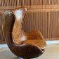 Stunning Leather St Anne Swivel-Club Chair