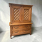 Vintage mid century Maple linen cupboard drawers by Thomasville