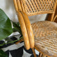 Mid Century Retro Vintage Bamboo Cane Chair
