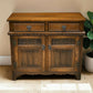 Old Charm Small Sideboard Linenfold Doors Model 1631 Light Oak FREE UK Delivery*