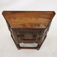 Old Charm Canted Table With Cupboard Finished In Tudor Brown FREE UK Delivery*. SBR9211/0506D