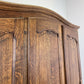 Wardrobe Vintage French Louis XVI Style Oak Three Door Carved Armoire LOT 6507