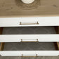 White Chest of Drawers Solid Wood | Hand Painted Vintage Dresser | Rustic Wood Top Bedroom Furniture | Modern Farmhouse Storage