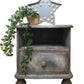 Industrial 'rusty metal' paint effect bedside cabinet by Paint Kitchen