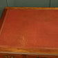 Art Deco Walnut Pedestal Desk with Red Leather Top - Cooke's of Finsbury