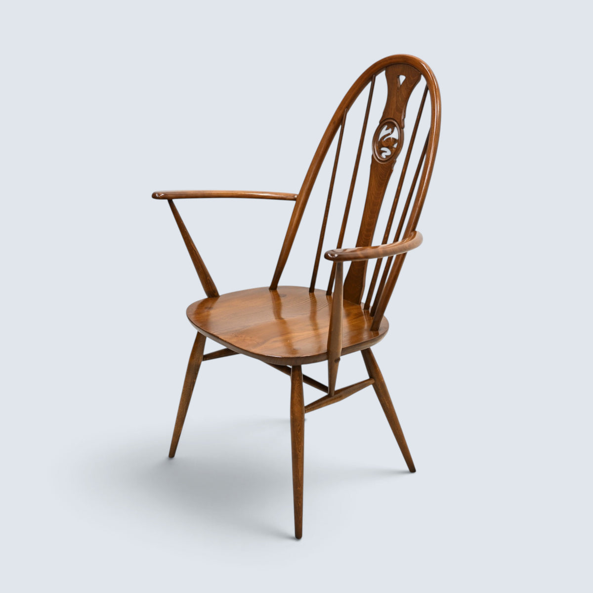 Ercol Swanback Carver Dining Chair Poppers Attached #1876A FREE UK Delivery*