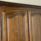 Wardrobe Vintage French Style Five Door Carved Armoire Cabinet LOT 6130
