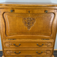 Cabinet Vintage French Louis XIV Style Bureau Sideboard Carved Cupboard LOT 3551