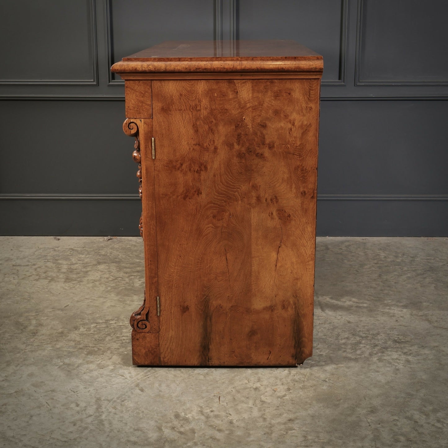 Victorian Pollard Oak Art Deco Sideboard