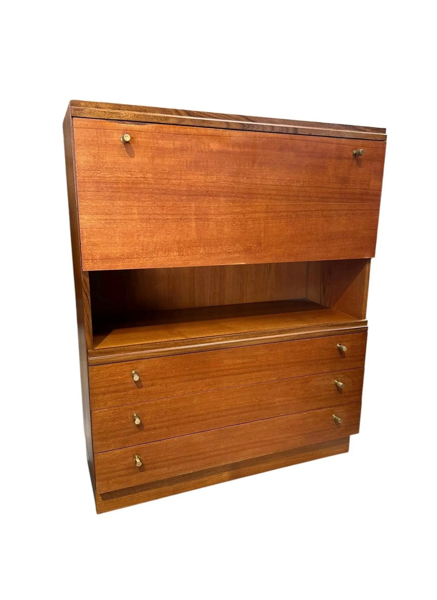 Mid-Century Bureau chest of drawers by Turnidge of London