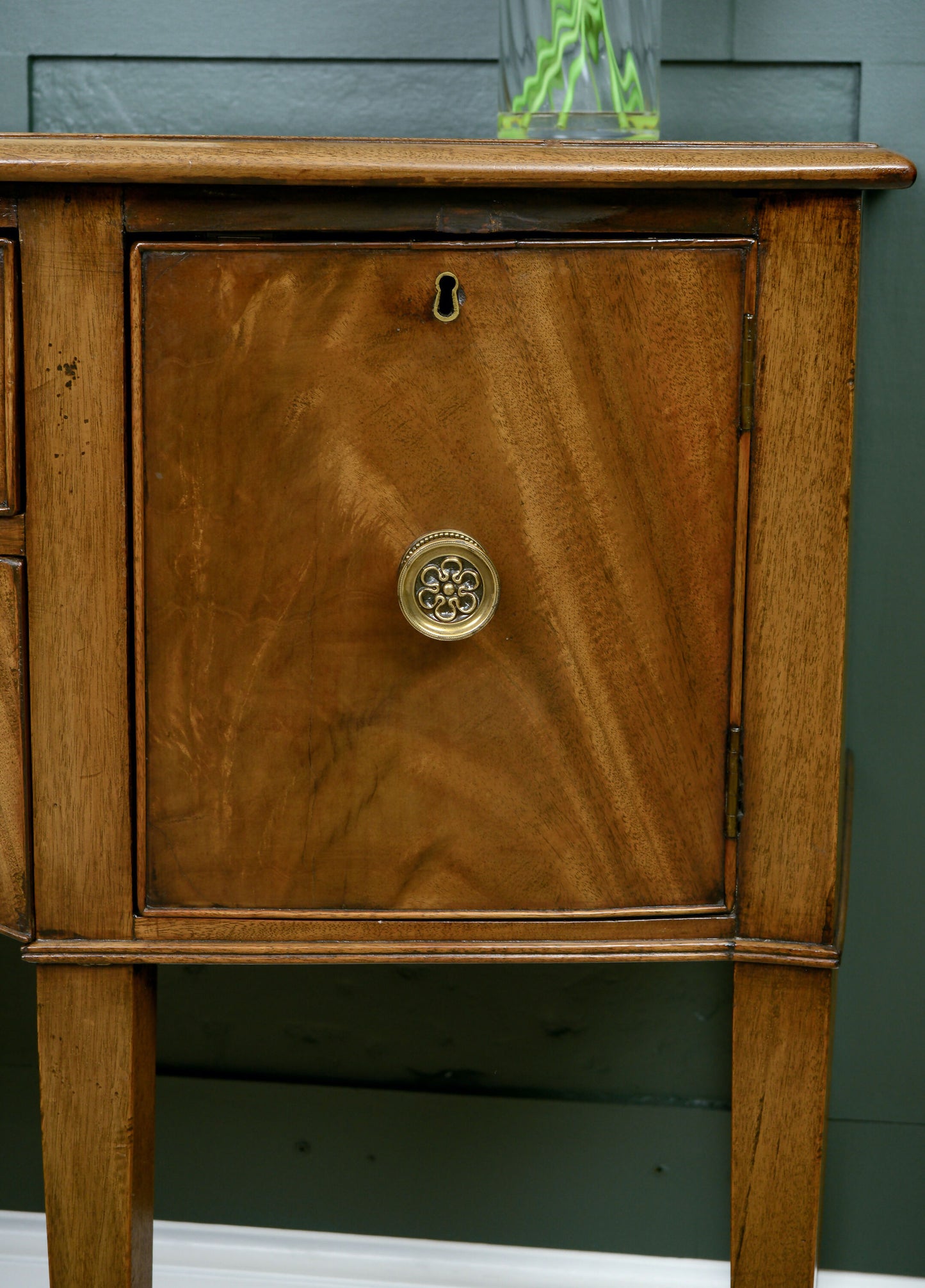 Georgian Bow Fronted Sideboard - Satinwood or Walnut