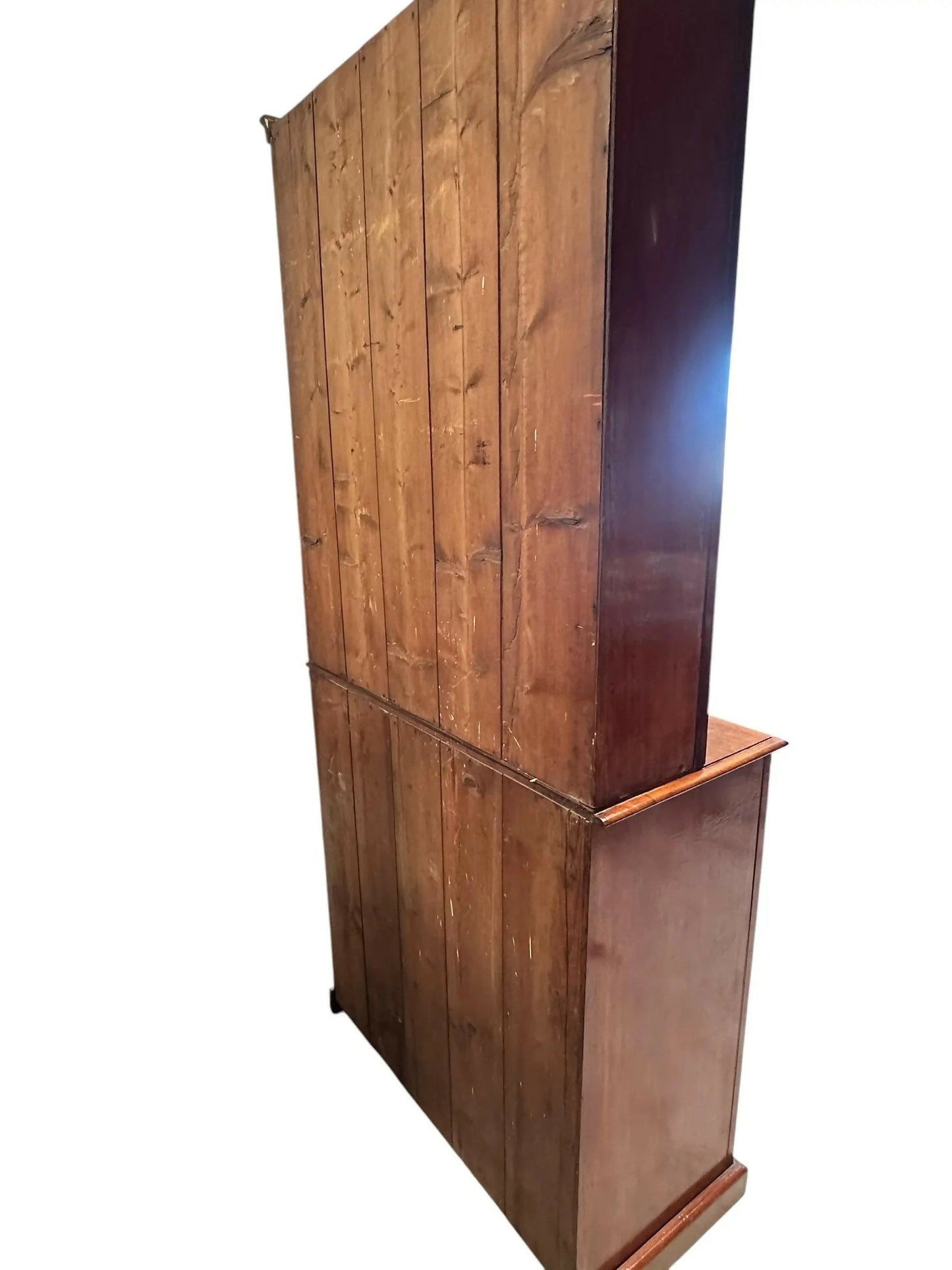 Impressive Vintage Victorian Mahogany Library Bookcase