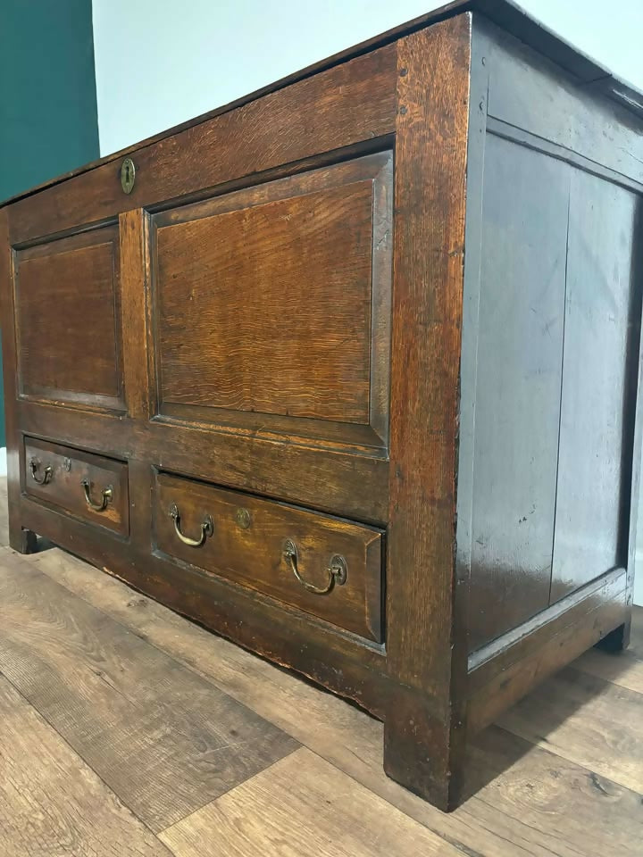 George III Oak Mule Chest0