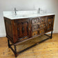 Vintage Vanity Unit Made to Order Vanity Unit Custom Made Bathroom Furniture Antique Traditional Bathroom Washstand Basin Unit