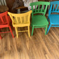 Multicoloured Funky Painted Dining Chairs
