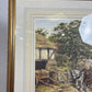 J.L. Chapman Framed Country Village Print – Horse & Cart Scene