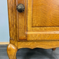 Pair of Bedside Tables Vintage French Oak Cabinets Carved Nightstands LOT 3726