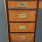 English Campaign Style Pedestal Desk by Baker Furniture Collectors Edition