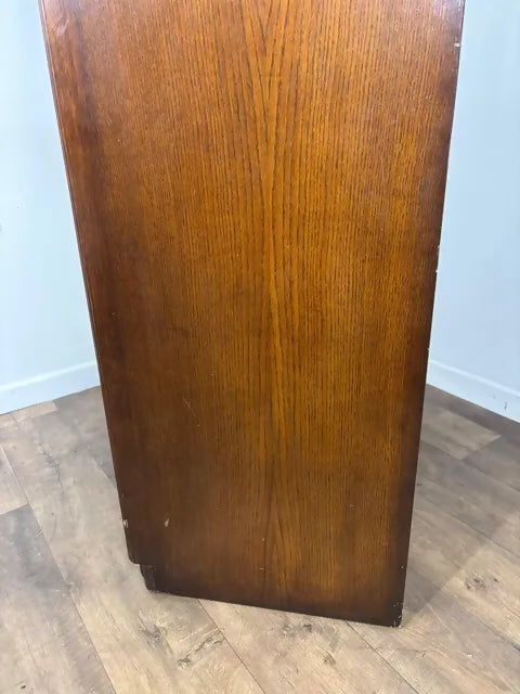 Vintage Oak Fitted Gents Wardrobe
