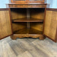 Reproduction Burr Walnut Corner Cabinet