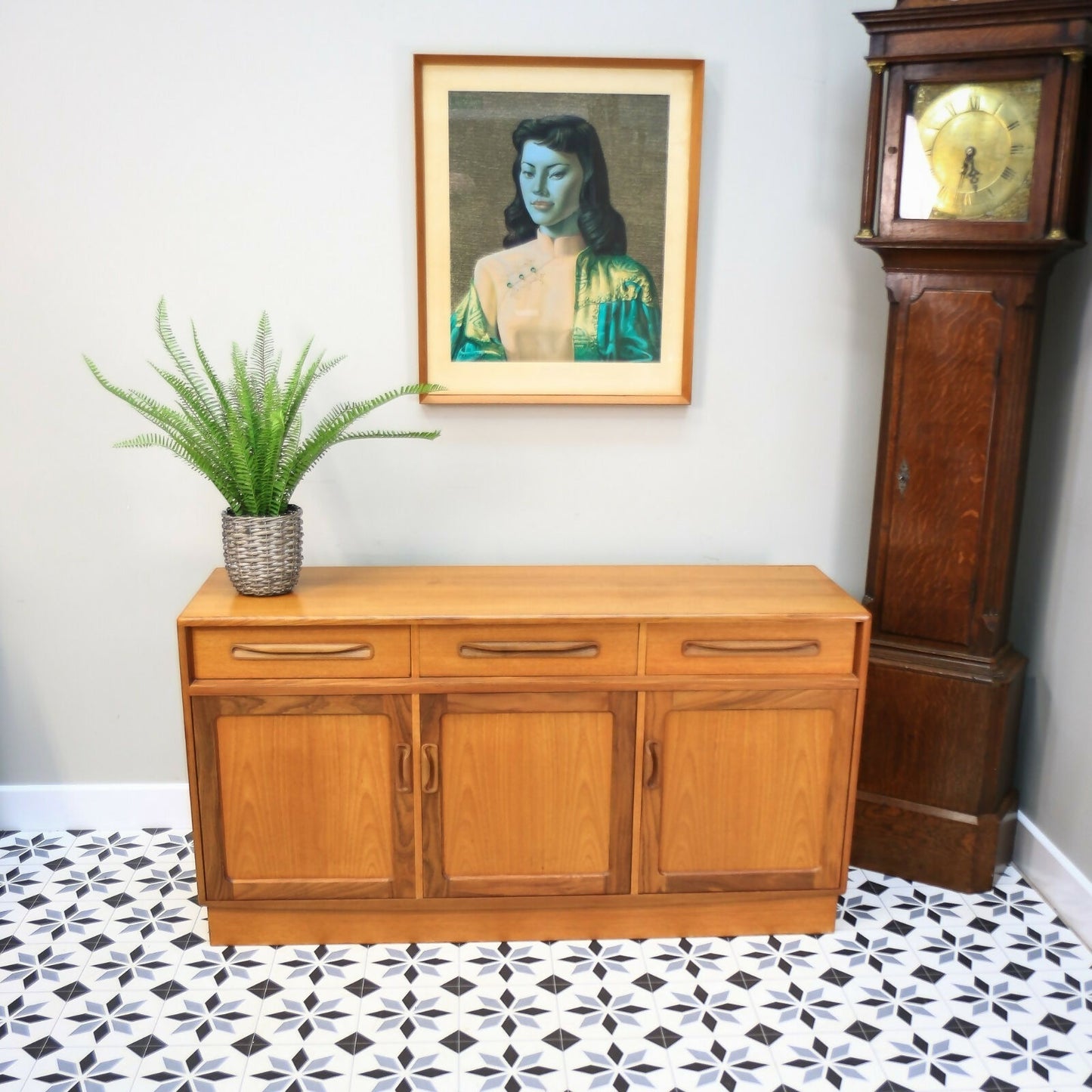 G Plan Fresco Sideboard Dresser Cabinet by Victor B Wilkins Teak 1980