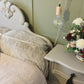 French bedroom headboard and drawers set