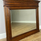 Mirror Antique French Style Walnut Large Bevelled Glass Wall Mirror LOT 6529