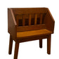 Vintage Art Deco period Oak book and magazine rack