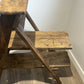 Rustic vintage style stepladder display