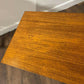 Mid Century Teak Coffee Table with Chrome Effect Legs