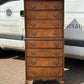 Vintage Tall Chest Of Drawers, Splits In 2 Pieces For Easier Transportation.