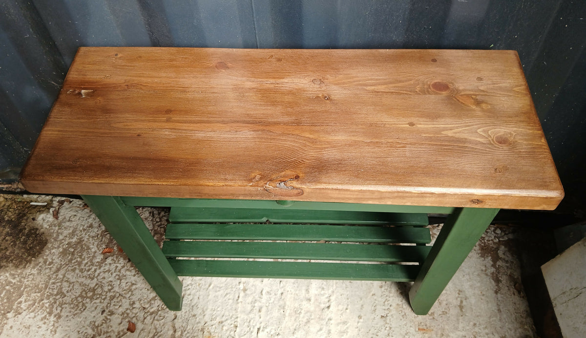 Chunky Pine Side Table