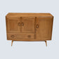 Ercol Sideboard Double Cupboard with Drawer Light Finish VGC FREE UK Delivery*