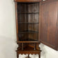 Antique Heavily Carved Oak Corner Cabinet
