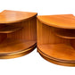 Mid century corner cupboards by Morris of Glasgow