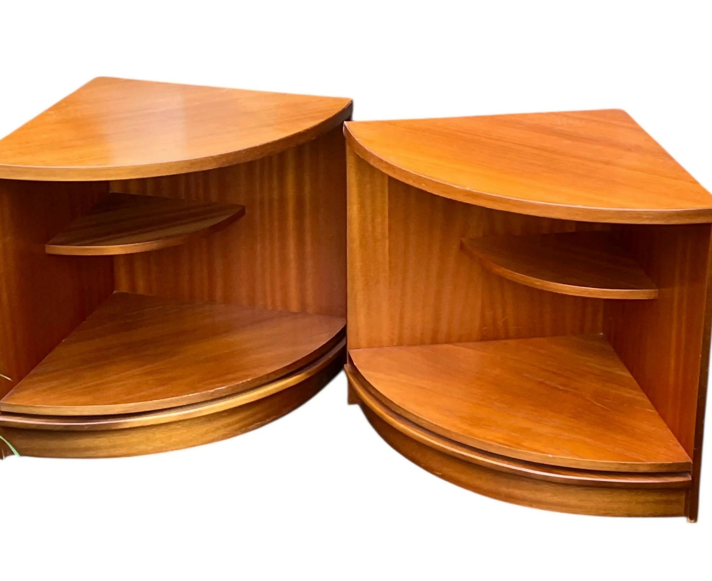 Mid century corner cupboards by Morris of Glasgow