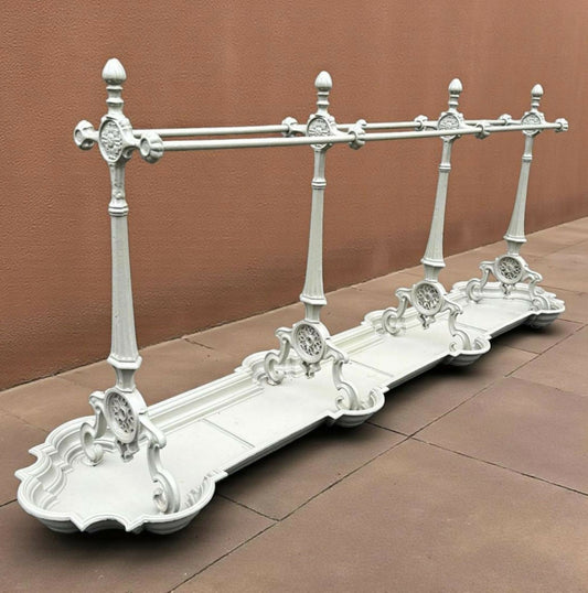 A Large Antique French Cast Iron Umbrella / Stick Stand